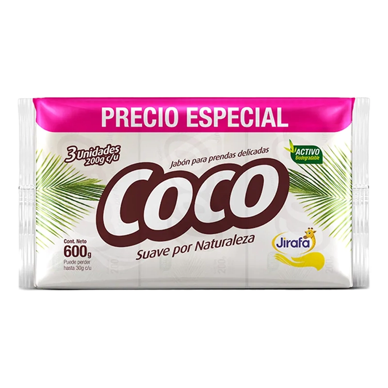 JABON JIRAFA COCO X 600 GR